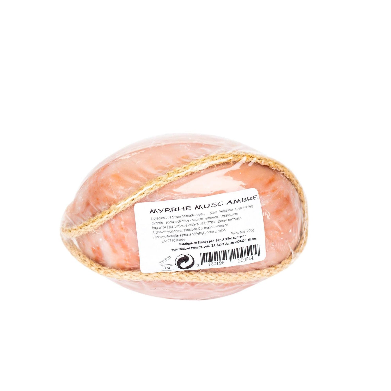 Maître Savonitto Soap on a Rope, Oval Body Soap Maître Savonitto 