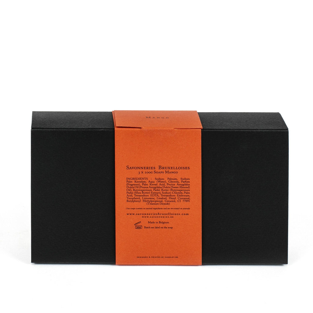 Savonneries Bruxelloises Exclusive Box, Mango Body Soap Savonneries Bruxelloises 