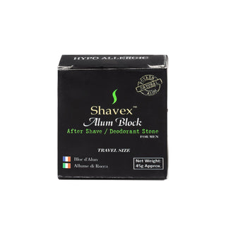 Shavex Alum Block with Storage Case, Travel Size Aftershave Remedies Other 
