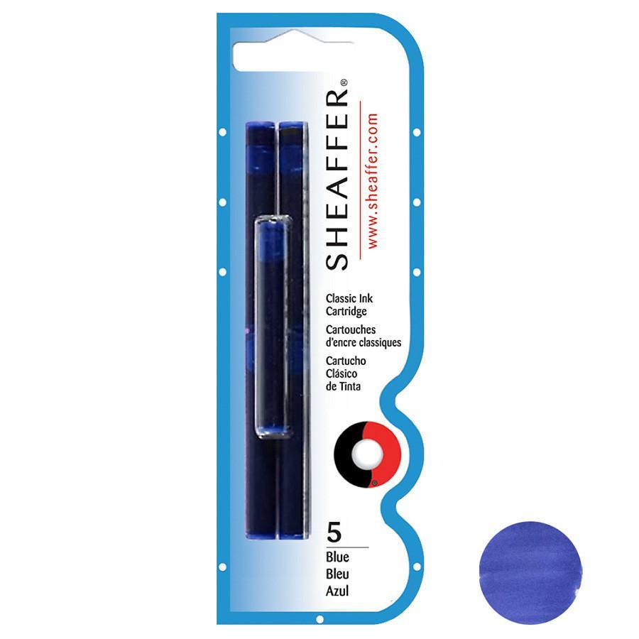 Sheaffer Skrip Fountain Pen Ink Cartridges, 5-pack Ink Refill Sheaffer Blue 