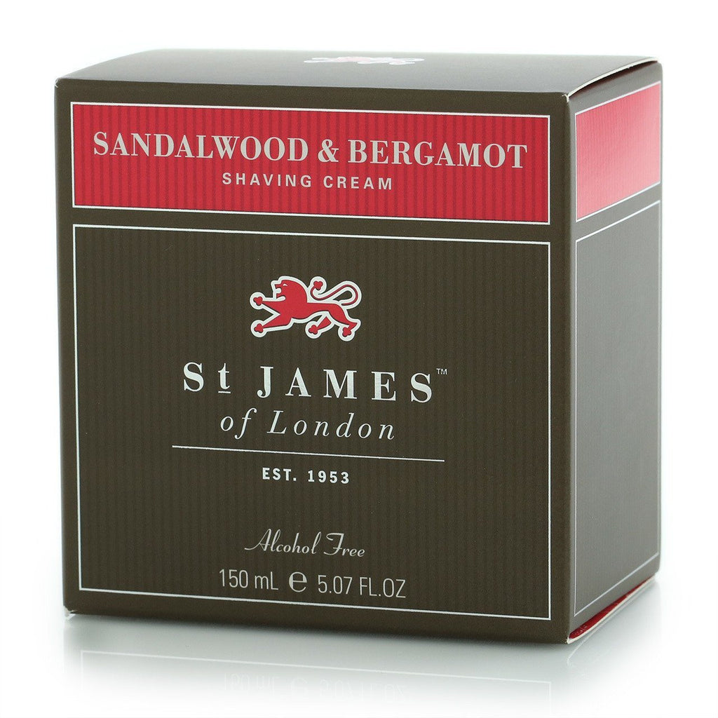 St. James of London Sandalwood & Bergamot Shave Cream Shaving Cream St. James of London 