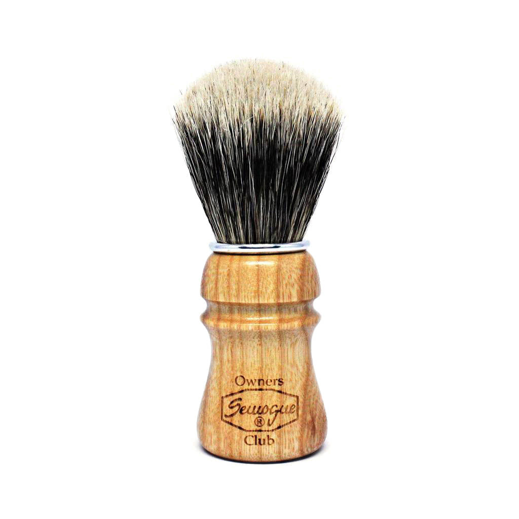 Semogue Owners Club Mistura Badger and Boar Bristle Shaving Brush, Ash Wood Handle Shaving Brush Semogue 