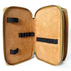 Sonnenleder "Bosse" Pen and Pencil Leather Case, Natural Pen Case Sonnenleder 