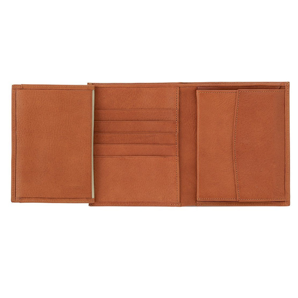 Sonnenleder “Donau” Vegetable Tanned Leather Dual Purpose Wallet Leather Wallet Sonnenleder Natural 