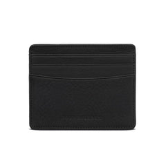 Sonnenleder “Elz” Vegetable Tanned Leather Credit Card Case Leather Wallet Sonnenleder Black 