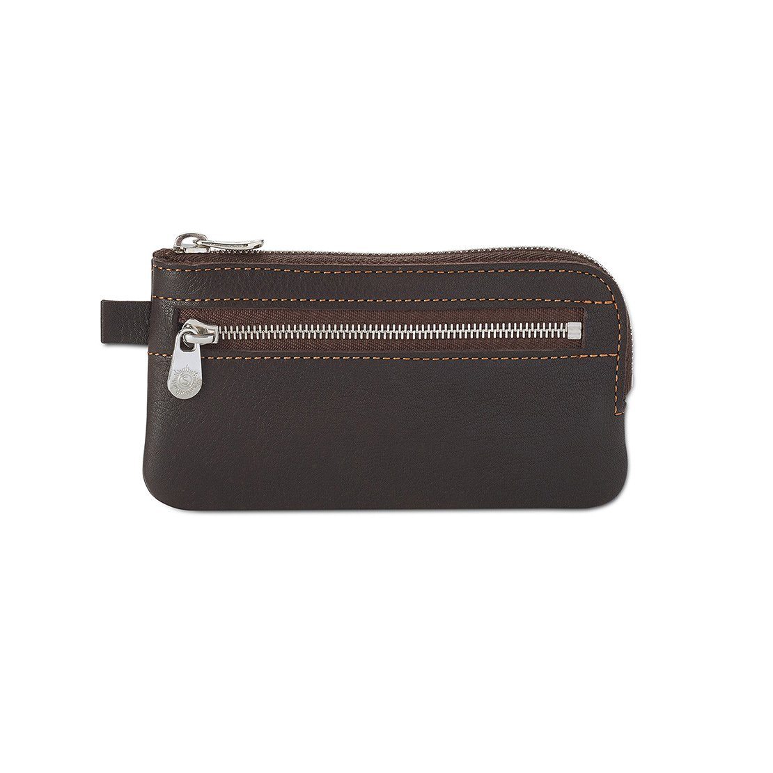 Sonnenleder “Mozart H” Vegetable Tanned Leather Key Case, Small Key Case Sonnenleder Mocha Brown 