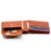 Sonnenleder "Lech" Vegetable Tanned Leather Wallet with 8 CC Slots and Coin Pocket, Natural Leather Wallet Sonnenleder 