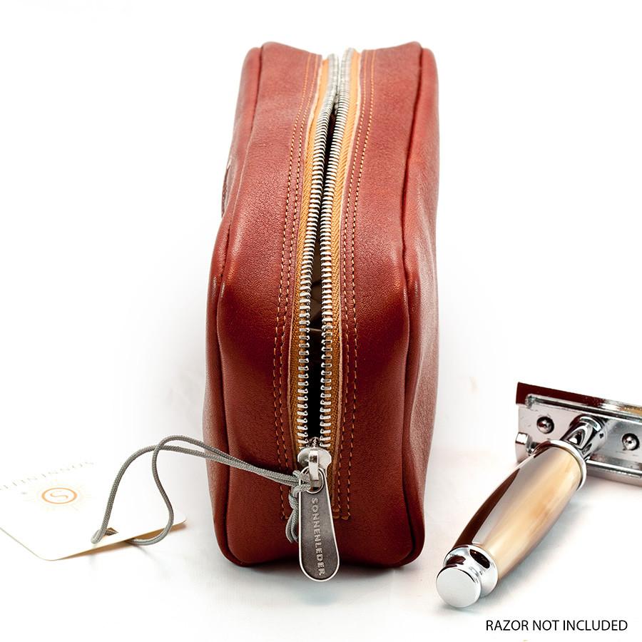 Sonnenleder Faschina Vegetable Tanned Leather Toiletry Bag Toiletry Bag Sonnenleder 