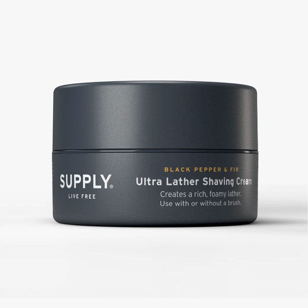 SUPPLY Ultra Lather Shaving Cream Shaving Cream SUPPLY Black Pepper & Fir 