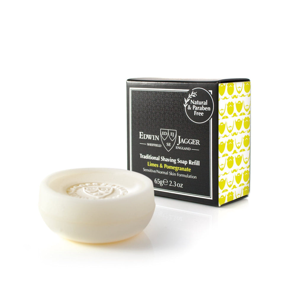 Edwin Jagger Limes and Pomegranate Natural Shaving Soap Shaving Soap Edwin Jagger 