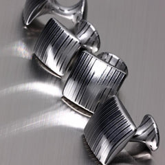 Suwada Damascus Cufflinks, Square Cufflinks Suwada 