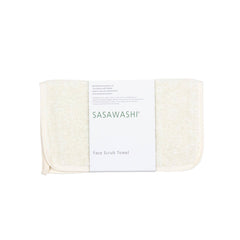Sasawashi Organic Face Scrub Towel Towel Japanese Exclusives 