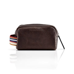Pittards Small Dopp Kit Grooming Travel Case Pittards Attacama Tobago Brown 