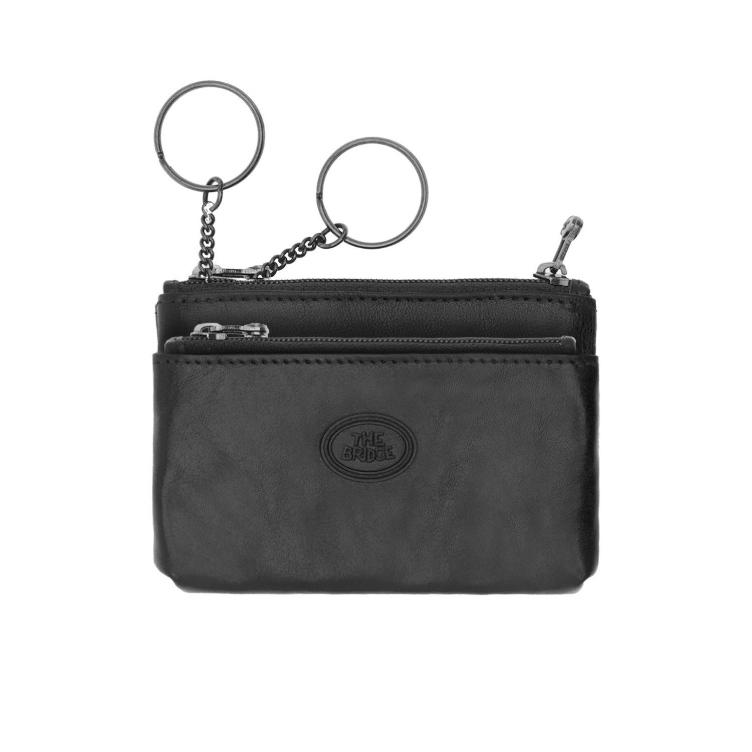 The Bridge Story Uomo Double Ring Key Case Key Case The Bridge Black 