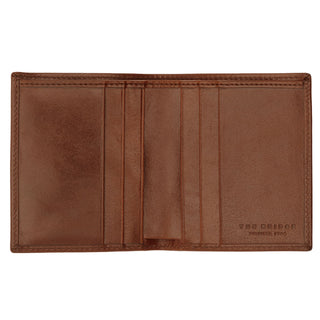 The Bridge Story Uomo Credit Card Holder with 4 CC Slots Leather Wallet The Bridge Brown 