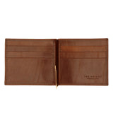 The Bridge Story Uomo Money Clip Leather Wallet with 6 CC Slots Leather Wallet The Bridge Brown 