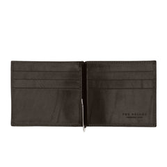 The Bridge Story Uomo Money Clip Leather Wallet with 6 CC Slots Leather Wallet The Bridge Black 