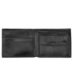 The Bridge Story Uomo Men's Wallet with 3 CC Slots and Coin Purse Leather Wallet The Bridge Black 