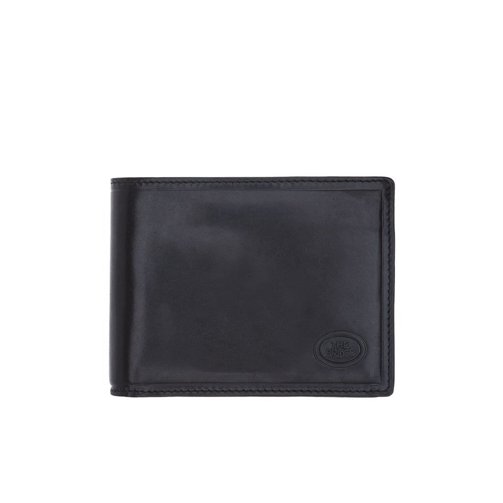 The Bridge Story Uomo Wallet with Coin Pocket and 5 CC Slots Leather Wallet The Bridge 