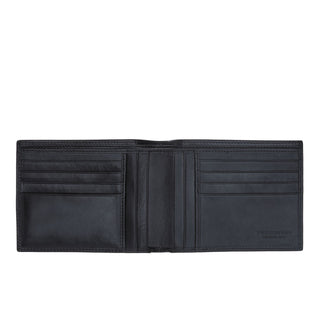 The Bridge Story Uomo Men's Wallet with 8 CC Slots and 6 Slip Pockets Leather Wallet The Bridge Black 