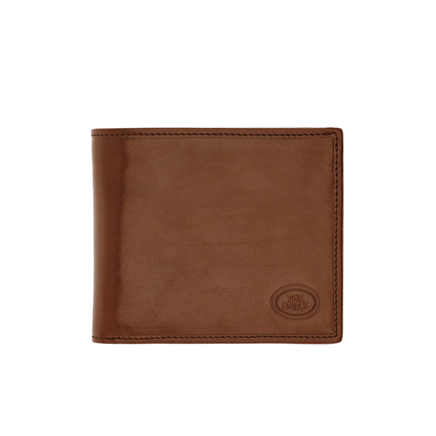 The Bridge Story Uomo Men's Wallet with 8 CC Slots and Coin Pouch Leather Wallet The Bridge 