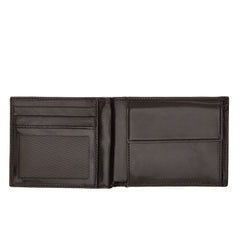 The Bridge Story Uomo Men's Wallet with 8 CC Slots and Coin Pouch Leather Wallet The Bridge Black 