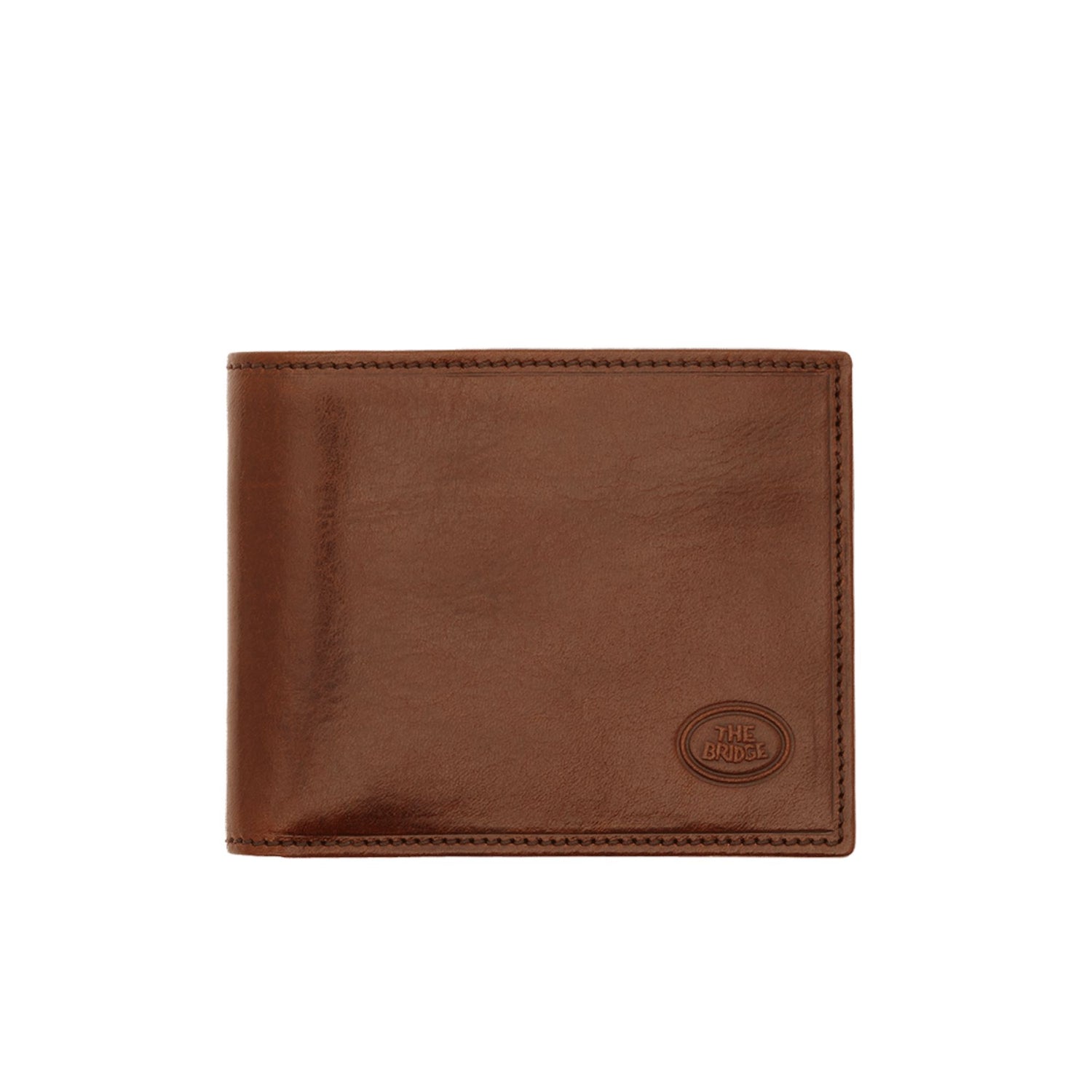 The Bridge Story Uomo Wallet with 5 CC Slots and Coin Pouch Leather Wallet The Bridge 