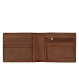 The Bridge Story Uomo Wallet with 5 CC Slots and Coin Pouch Leather Wallet The Bridge Brown 