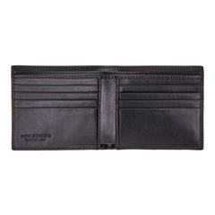 The Bridge Alberto Men's Wallet with 8 CC Slots Leather Wallet The Bridge Black 