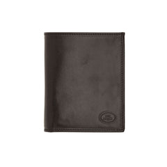 Scratch and Dent Fendrihan The Bridge Story Uomo Wallet with 10 CC Slots and Mesh Foldout, Black (Scratched Leather) 