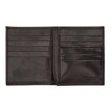 The Bridge Story Uomo Wallet with 10 CC Slots and Mesh Foldout Leather Wallet The Bridge Black 