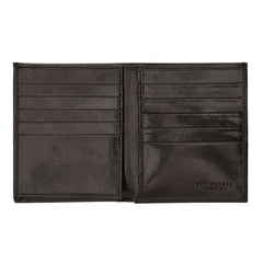The Bridge Story Uomo Wallet with 10 CC Slots and Mesh Foldout Leather Wallet The Bridge Black 