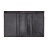 The Bridge Alberto Vertical Credit Card Holder with 8 CC Slots Leather Wallet The Bridge Black 