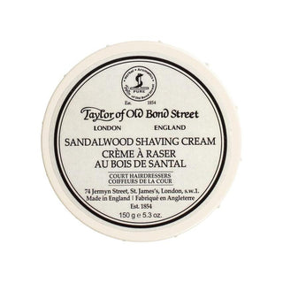 Taylor of Old Bond Street Shaving Cream Bowl, Sandalwood Shaving Cream Taylor of Old Bond Street 5.3 oz (150 g) 