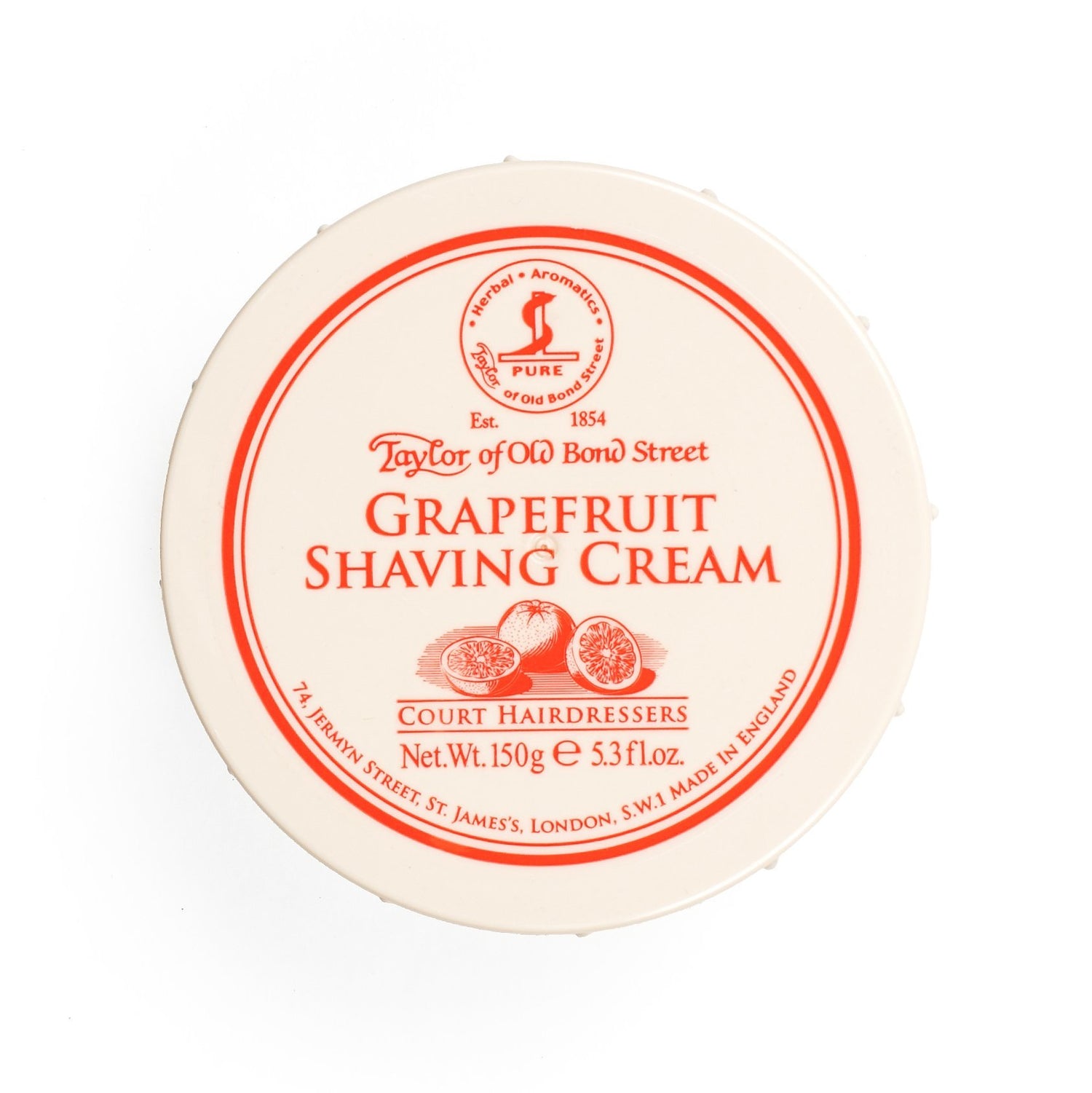 Taylor of Old Bond Street Shaving Cream Bowl, Grapefruit Shaving Cream Taylor of Old Bond Street 