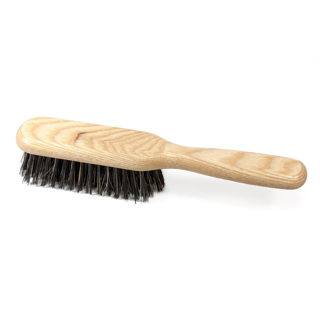 TEK Rectangular Ash Wood Hair Brush with Boar Bristles Hair Brush TEK 