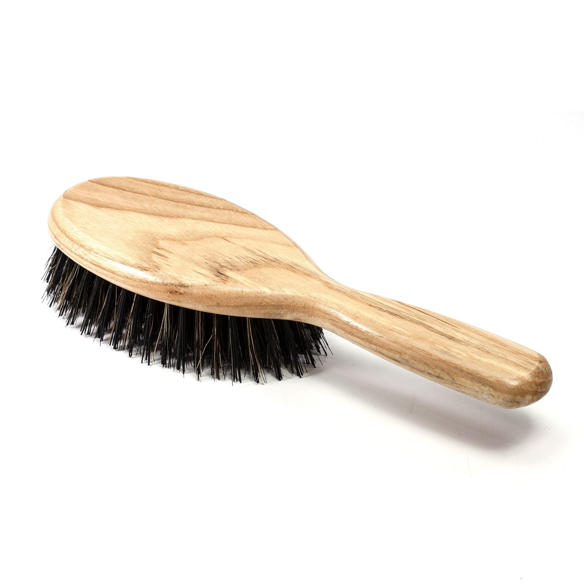 TEK Big Oval Ash Wood Hair Brush with Eco Boar Bristles