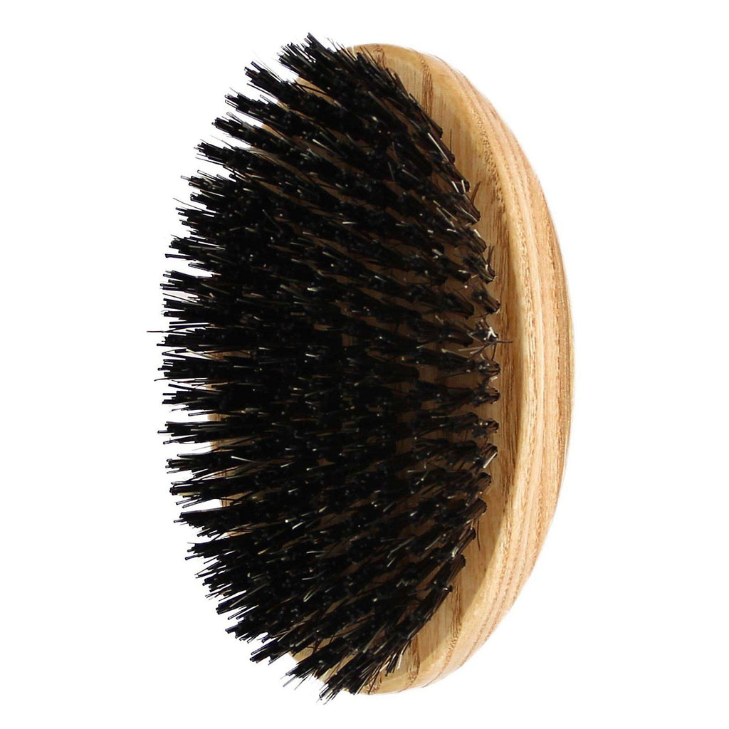 TEK Ash Wood Military Hair Brush with Boar Bristles Hair Brush TEK 