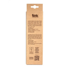 TEK Rectangular Ash Wood Hair Brush with Wooden Bristles Hair Brush TEK 