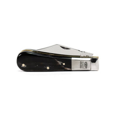 Taylor's Eye Witness Premier Collection Single Blade Barlow Pocket Knife with Worked Back, Buffalo Horn Pocket Knife Taylor's Eye Witness 