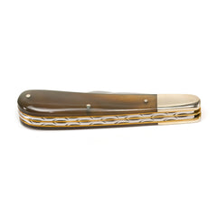 Taylor's Eye Witness Premier Collection Twin Blade Gentleman Clip Point Pocket Knife, Rams Horn Pocket Knife Taylor's Eye Witness 