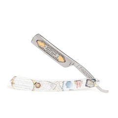 Thiers Issard St. Jacques Sheep and Wolf Straight Razor 5/8", White Resin Straight Razor Thiers Issard 