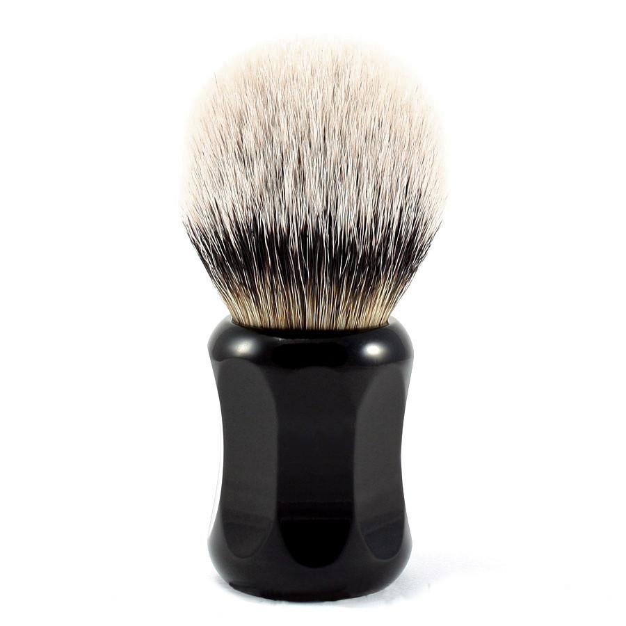 H.L. Thater 4125 Series Silvertip Shaving Brush with Black Handle, Size 4 Badger Bristles Shaving Brush Heinrich L. Thater 