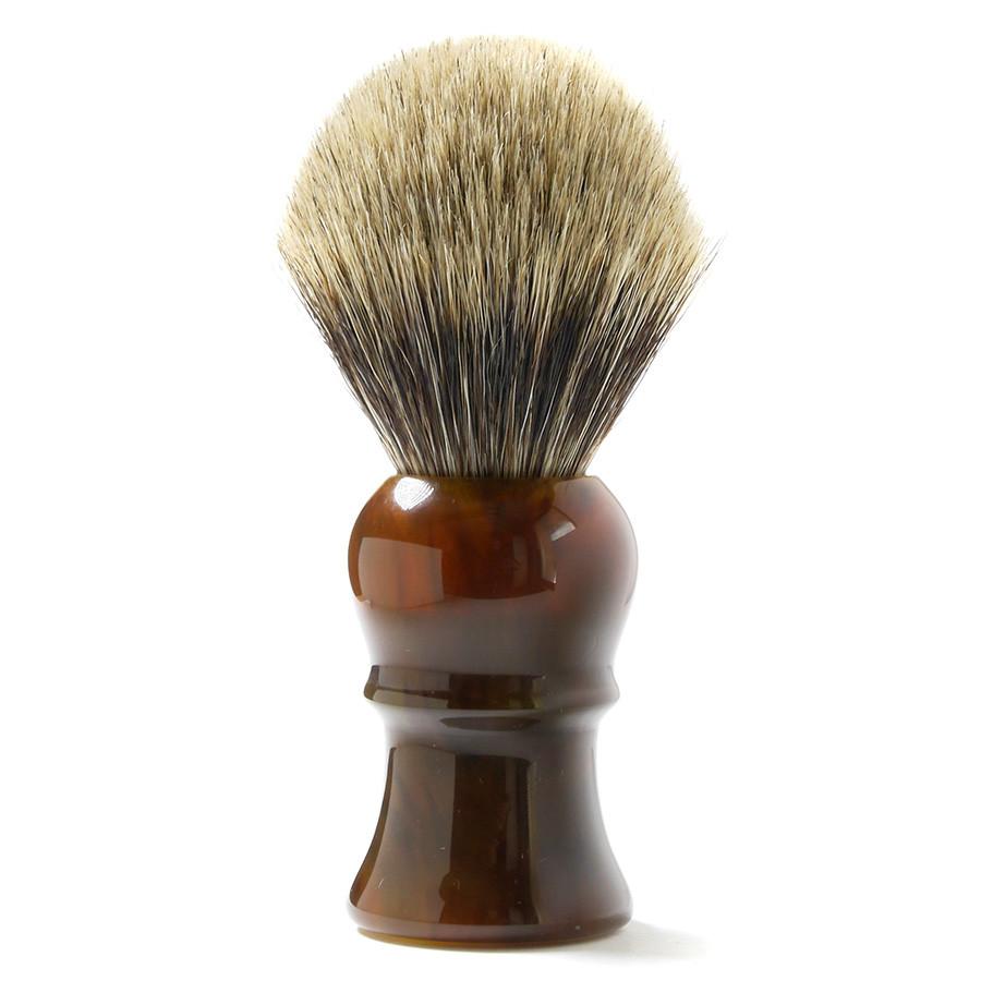 H.L. Thater for Fendrihan Best Badger Shaving Brush with Faux Tortoise Handle, Size 4 Badger Bristles Shaving Brush Fendrihan 