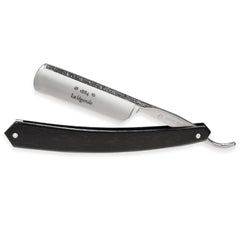 Thiers Issard La Legende Straight Razor 6/8" Geometry Spine Decoration, Ebony Wood Handle Straight Razor Thiers Issard 