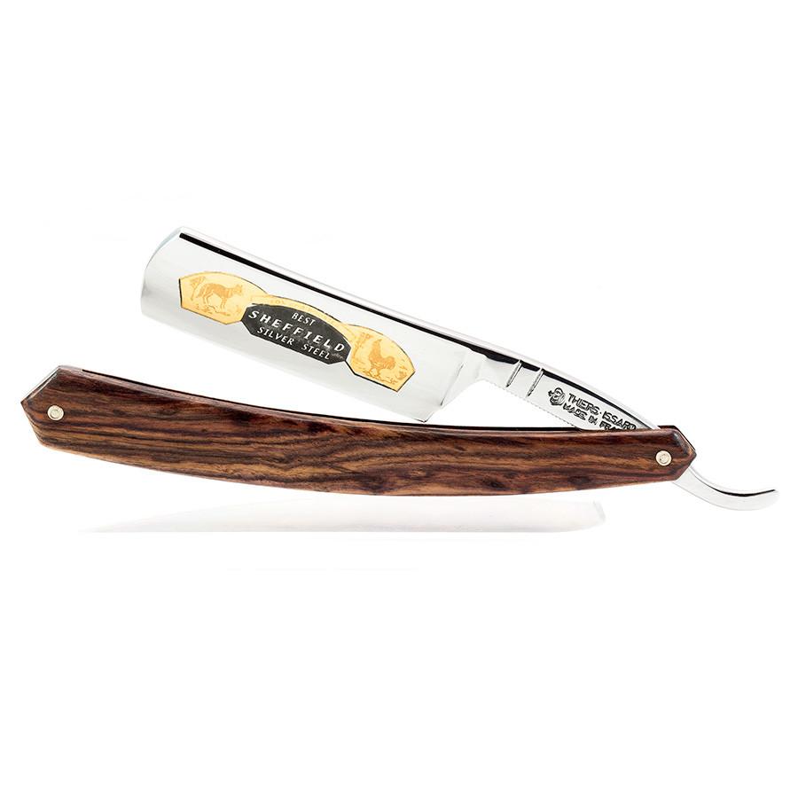 Thiers Issard Fox and Rooster Straight Razor 6/8", Kingwood Handle Straight Razor Discontinued 