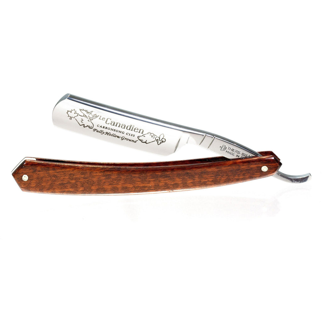 Thiers Issard Le Canadien Straight Razor 5/8", Snakewood Handle Straight Razor Thiers Issard 