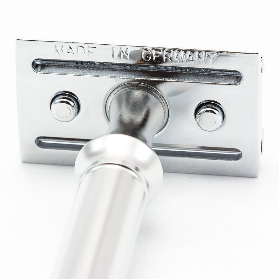 Timor 1351 Closed Comb Safety Razor with Solid Stainless Steel Handle Double Edge Safety Razor Timor 