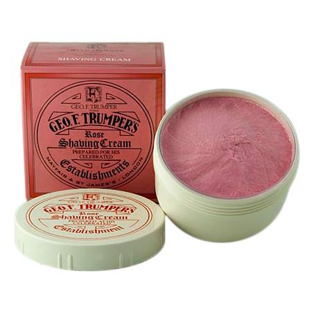 Geo. F. Trumper Rose Shaving Cream, Large Tub Shaving Cream Geo F. Trumper 