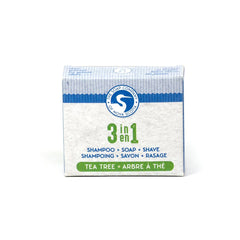 The Soap Company of Nova Scotia 3 in 1 Shampoo, Shave and Soap Bar Body Soap The Soap Company of Nova Scotia Tea Tree Mini 